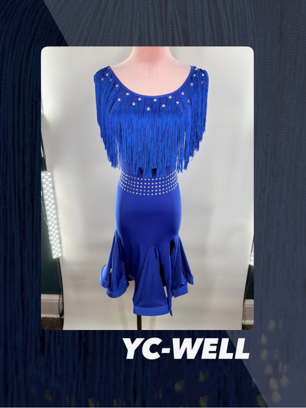 NWT YC-Well Fringe Rhythm Dress